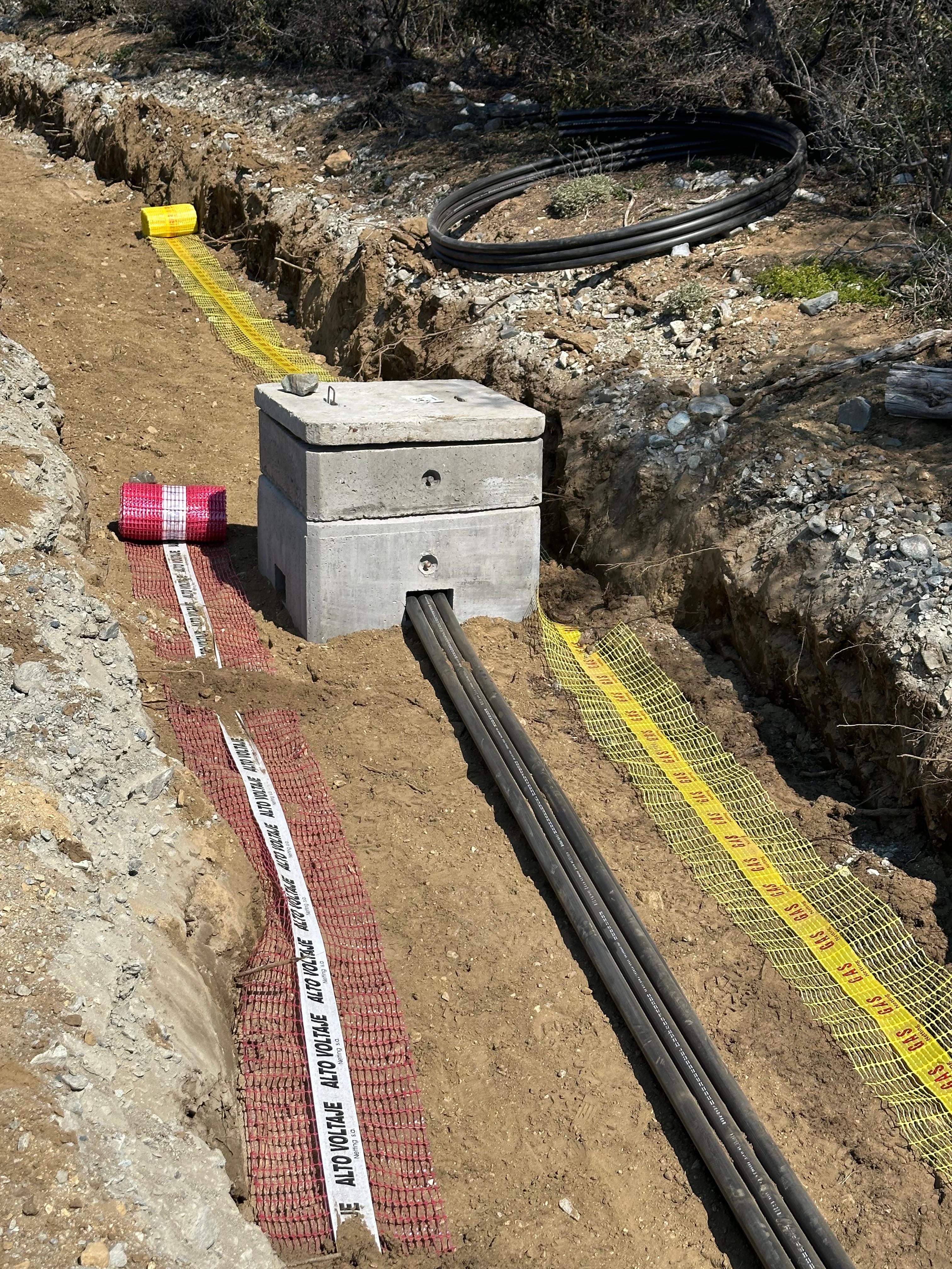 Obras de gas